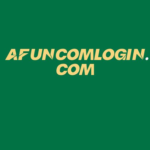 Logo da AFUNCOMLOGIN